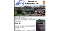 Desktop Screenshot of americanpavements.com